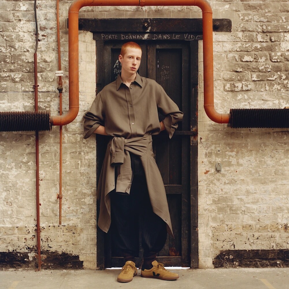 Zapatillas Veja Panenka Suede Tent Black Bark Hombre Cafe