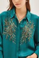 Camisa Gretel Shine Verde