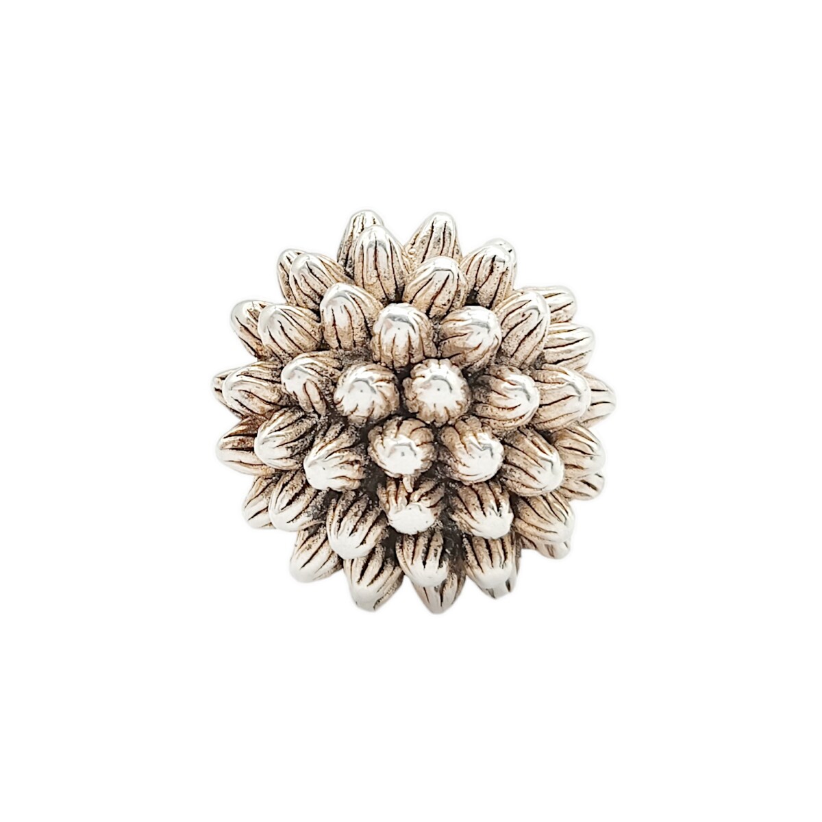 Anillo Flor-Plata 925 Inflada-Sin Piedra-AN3158 - sinpiedra 