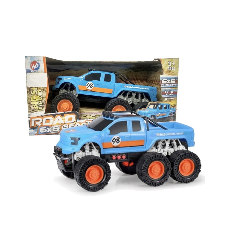 Camioneta Beast Todo Terreno 6x6 a fricción Camioneta Beast Todo Terreno 6x6 a fricción