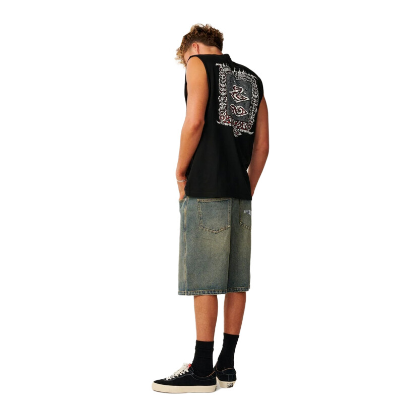 Musculosa Rip Curl Disorder Boneyards Muscle - Negro Musculosa Rip Curl Disorder Boneyards Muscle - Negro
