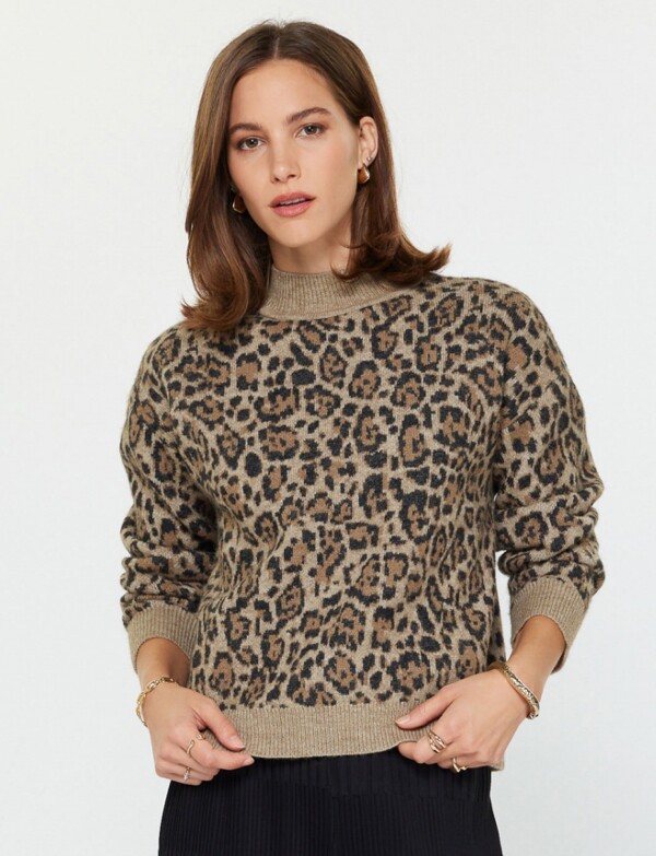 Buzo Animal Print TOSTADO/MULTI