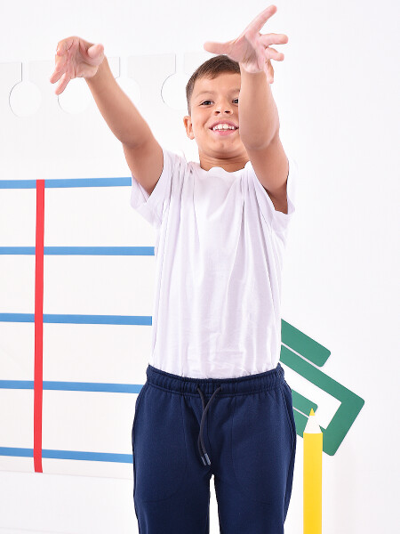 PANTALON DEPORTIVO DE FELPA SIN PUÑO AZUL