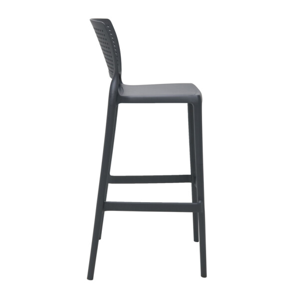 Silla residencial alta grafito 75cm. "SAFIRA" -TRAMONTINA TD0679