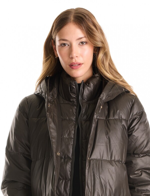 Campera Con Pechera Interna NEGRO