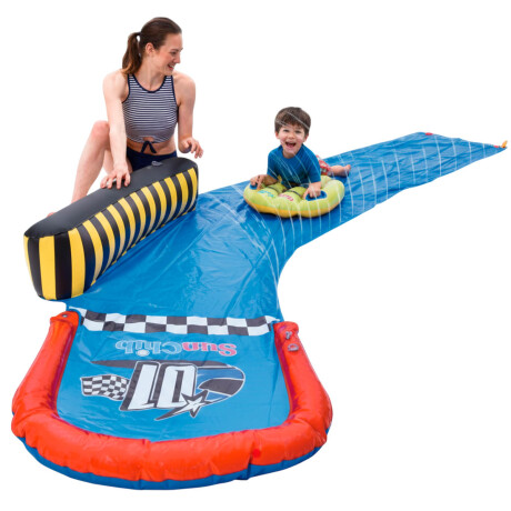Deslizador Tobogán Agua Inflable Curvo 85x478 Jilong Deslizador Tobogán Agua Inflable Curvo 85x478 Jilong