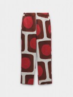 Pantalón Estampado De Lyocell multicolor