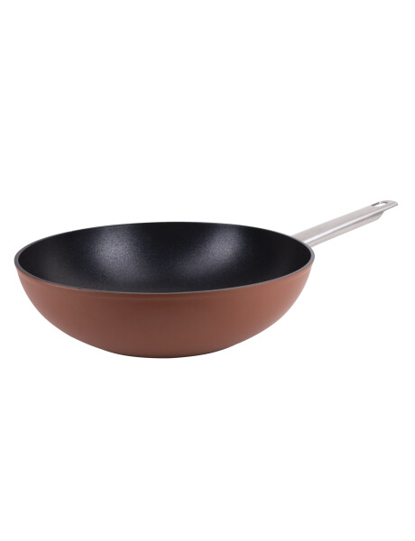 WOK 28X7.8CM ALUMINIO FORJADO AGROS WOK 28X7.8CM ALUMINIO FORJADO AGROS