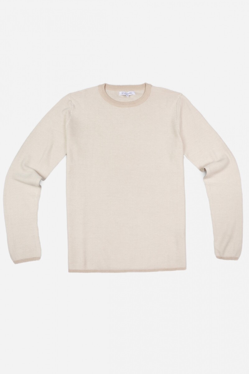 Sweater a la base BEIGE