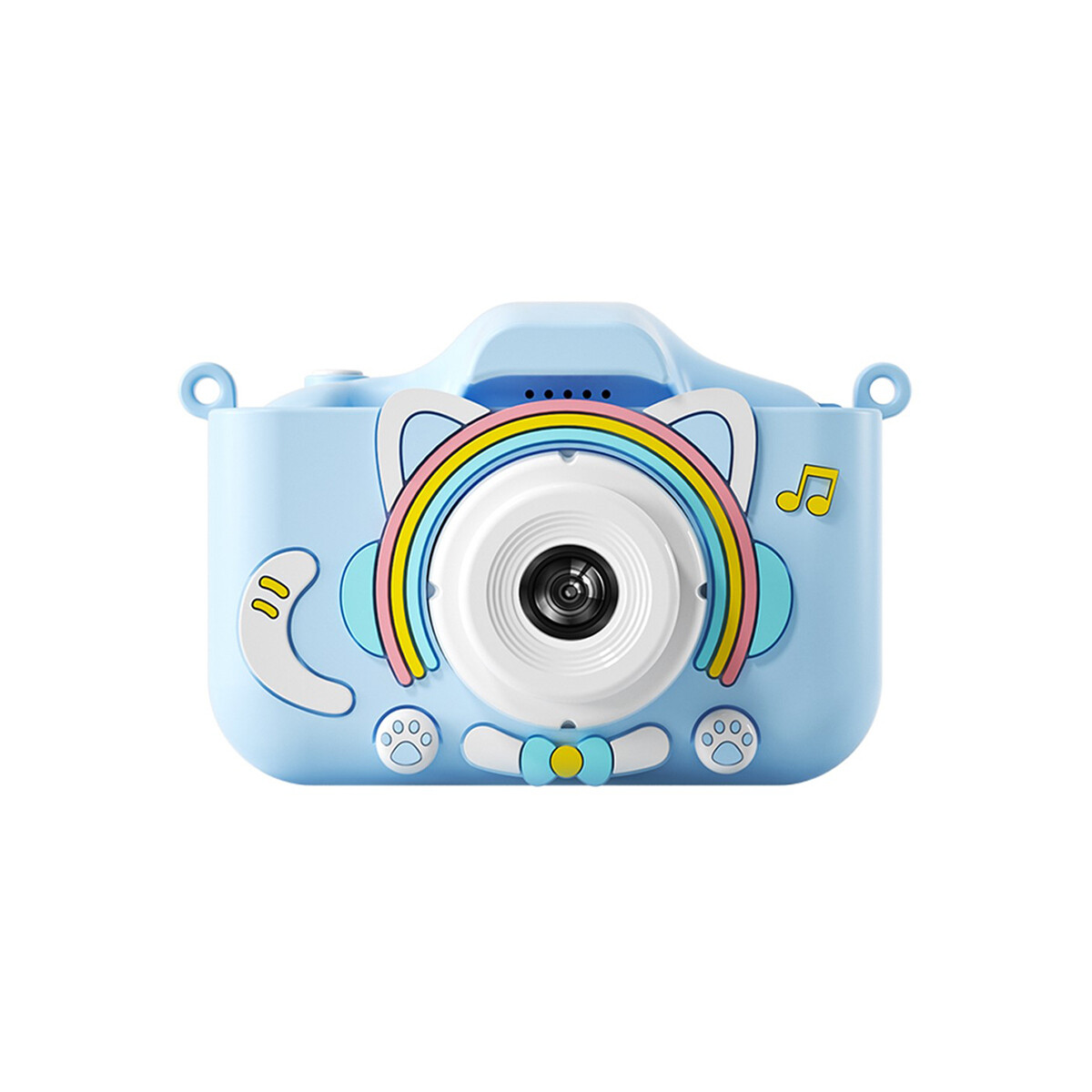 Cámara para niños Y20 diseño gato arcoiris azul 