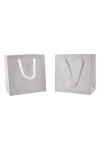 Bolsa cartulina 10x05x10 cm BLANCO