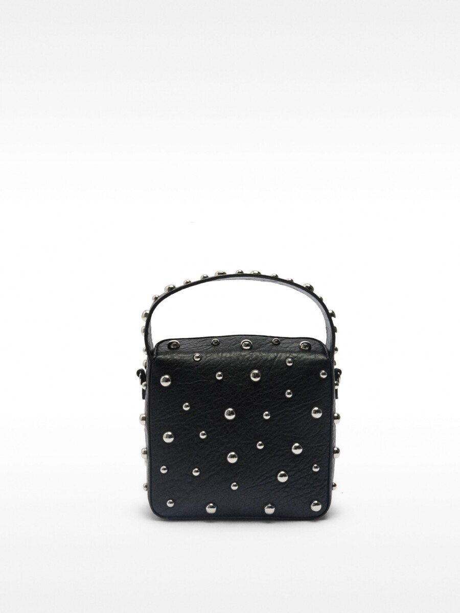 Bolso De Mano De Tachuelas negro