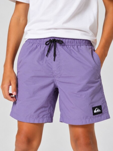SHORT QUIKSILVER 80561 NIÑO LILA