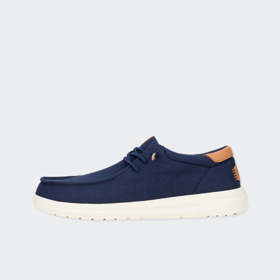 Zapatos Hey Dude Paul Canvas Azul
