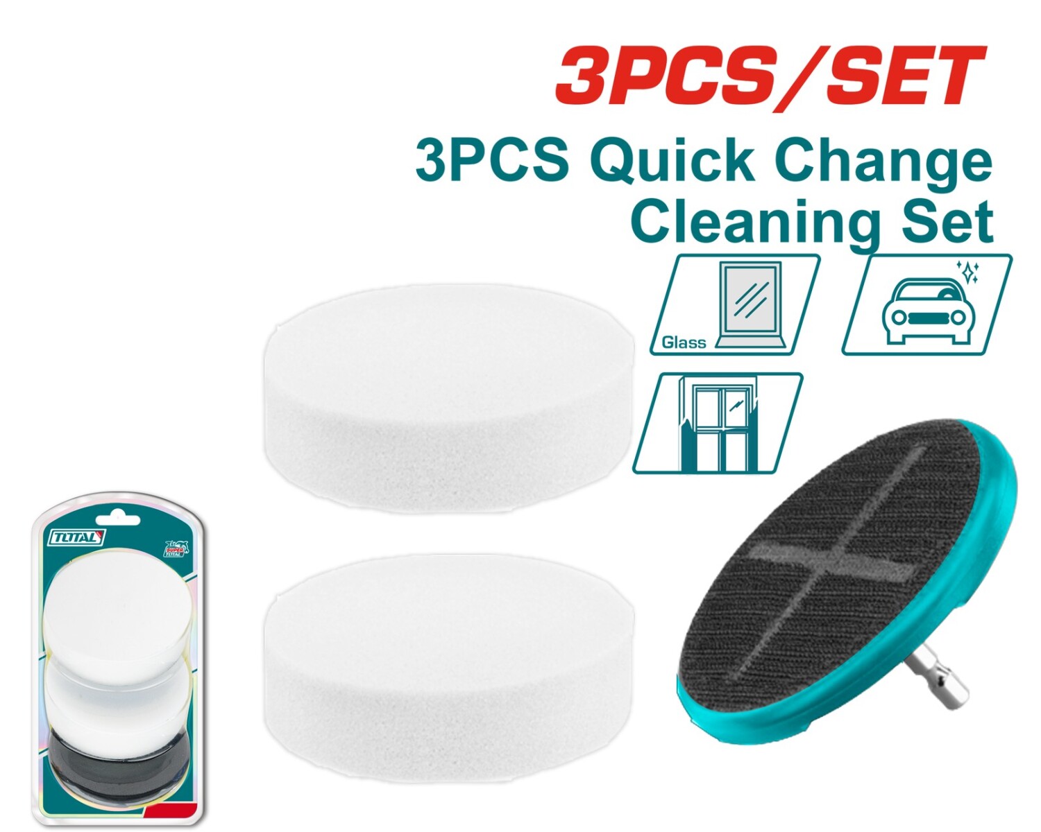 Set de esponjas para limpieza total TAC35351 