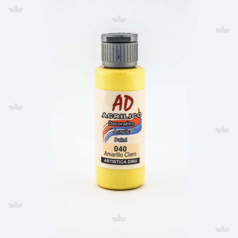 ACRILICO DECORATIVO AMARILLO CLARO 60 ML ACRILICO DECORATIVO AMARILLO CLARO 60 ML