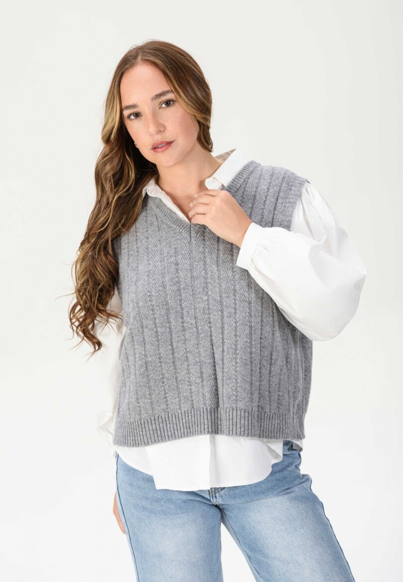 Chaleco Luz Gris