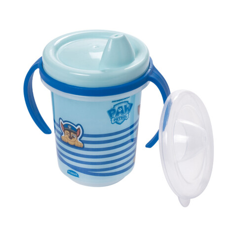 Vaso Entrenador con Tapa Paw Patrol 330 ml AZUL