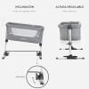 Cuna Colecho Carestino Madison con Bolso y Mosquitero Gris