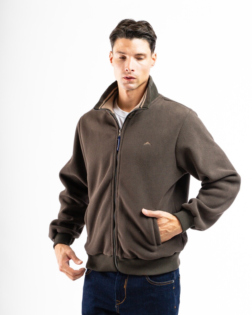 Campera de Polar Argentina - Kaki/Beige 