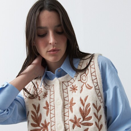 CHALECO LEIA Crudo