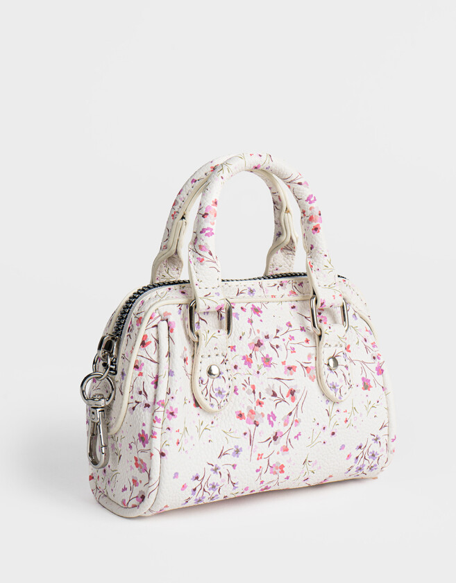 Monederos Monedero Cuerina Formato Cartera - Estampado Flores