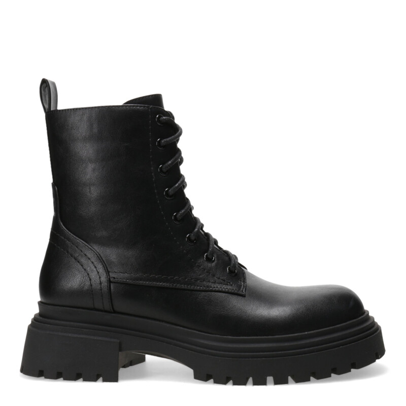 Botas de Mujer Miss Carol THAI acordonada y con cierre Negro