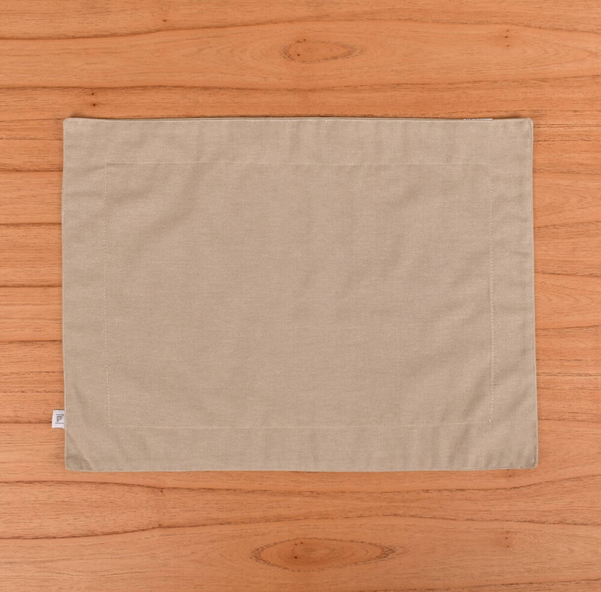 Individual Cretona Beige Doble Faz 
