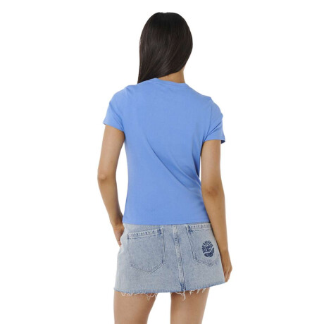Remera Rip Curl Oceanic Fitted Tee Azul