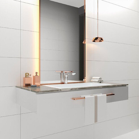 Revestimiento Pared Color Blanco 30X90 - Mate BLANCO