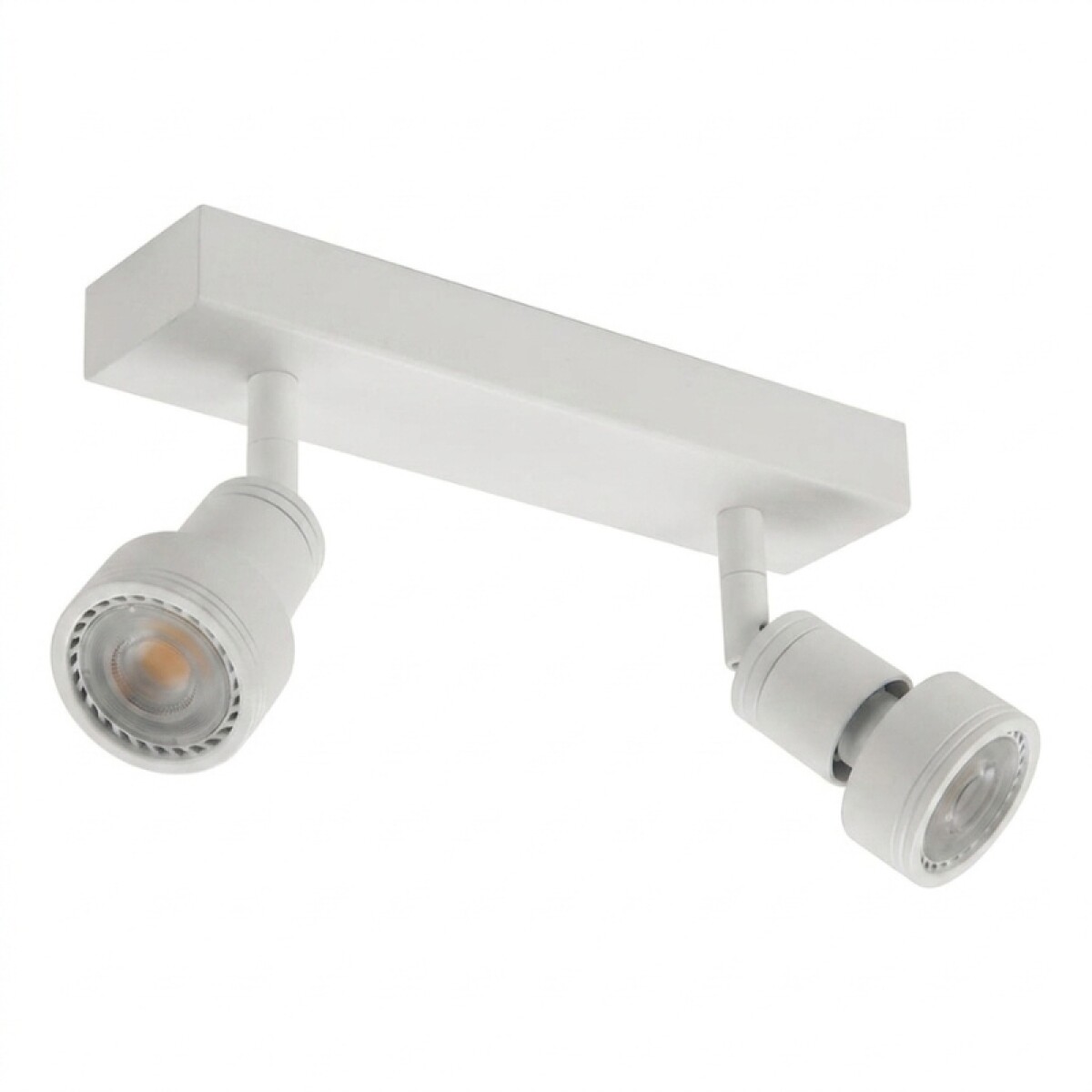 Lámpara Niza Doble Orientable Blanca 