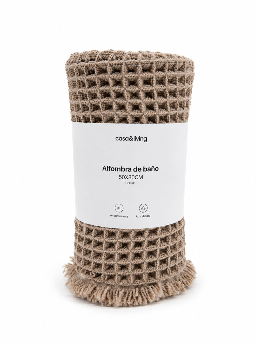 ALFOMBRA GOFRE - BEIGE 