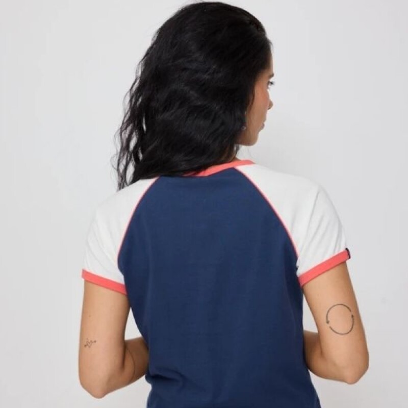 Remera Algodon Rusty Dama Azul Marino