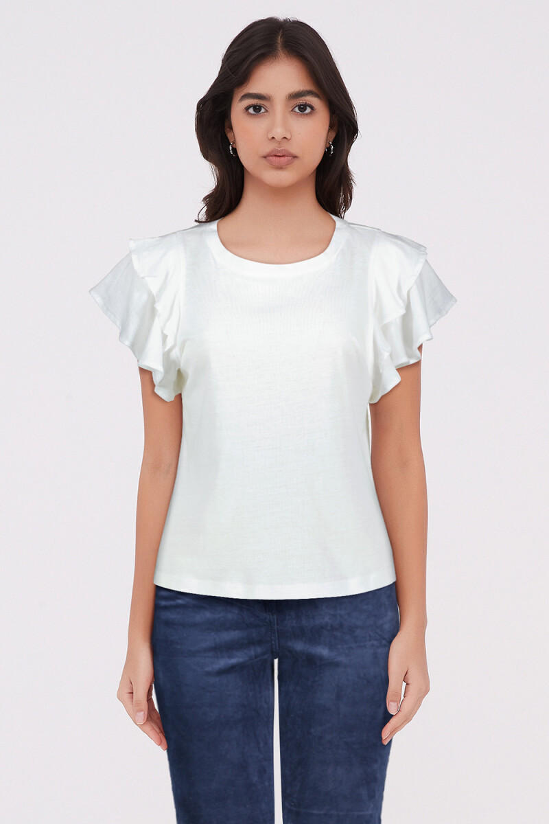 Remera Espinka - Marfil / Off White 