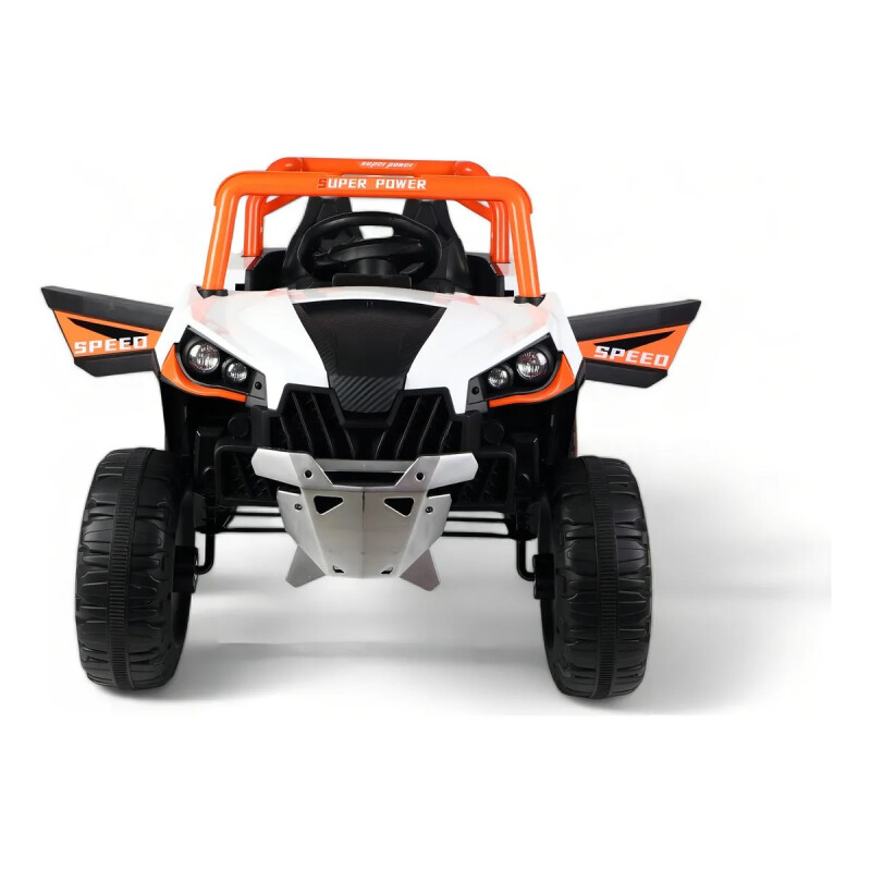 Auto Jeep A Batería Polaris Con Luces Led Bebesit Naranja Auto Jeep A Batería Polaris Con Luces Led Bebesit Naranja