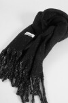 Bufanda lisa lurex negro