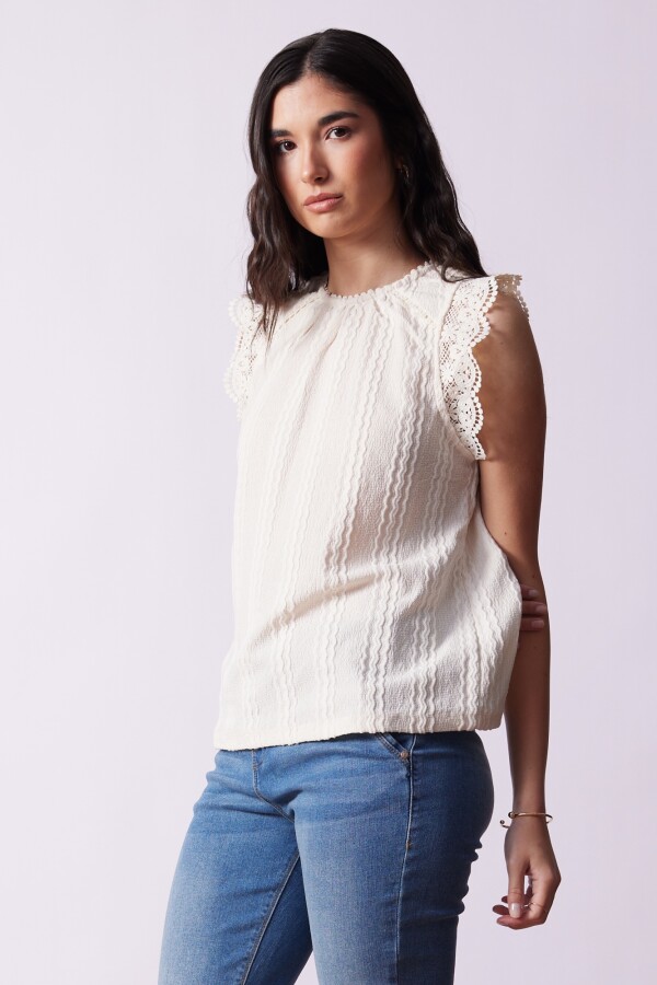 Blusa Puntilla CRUDO