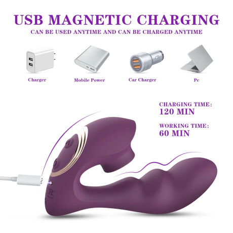 Vibrador Doble Estimulación con Lenguita y App Vibrador Doble Estimulación con Lenguita y App