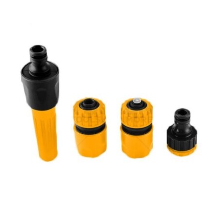 TOLSEN JUEGO DE RIEGO 4 PCS 3 ACOPLES+PUNTERO RECTO 1/2 Tolsen Juego De Riego 4 Pcs 3 Acoples+puntero Recto 1/2