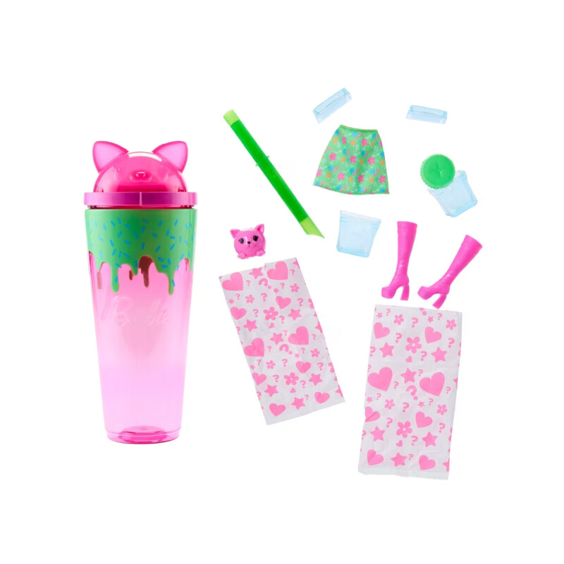 Barbie Pop Reveal Conejito Brillante De La Colección Batidos Rosa