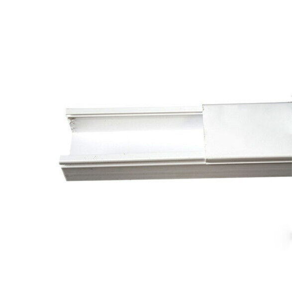 Ducto plástico cerrado blanco p/tablero 80x80mm ZO0942