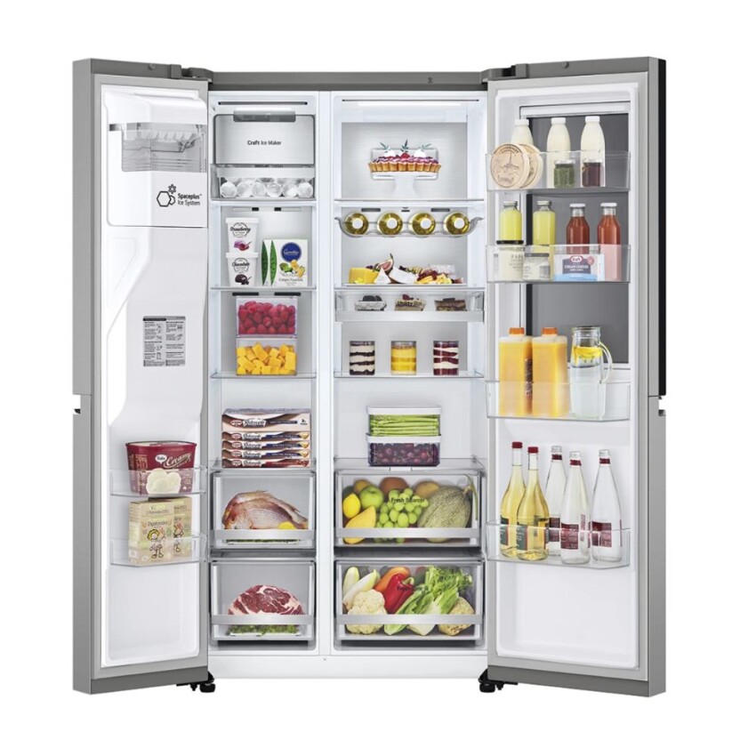 Heladera LG Instaview GS66SXSC inox. con dispensador Heladera LG Instaview GS66SXSC inox. con dispensador