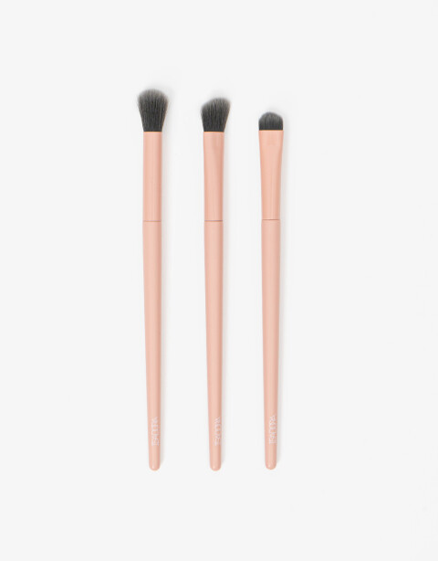 Brochas y Aplicadores Brochas Set De Brochas "the Eyes" - Blanco Crema