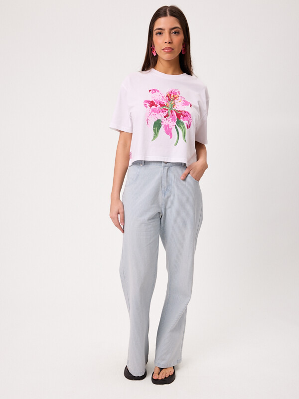 T-SHIRT LILET RUSTY Blanco