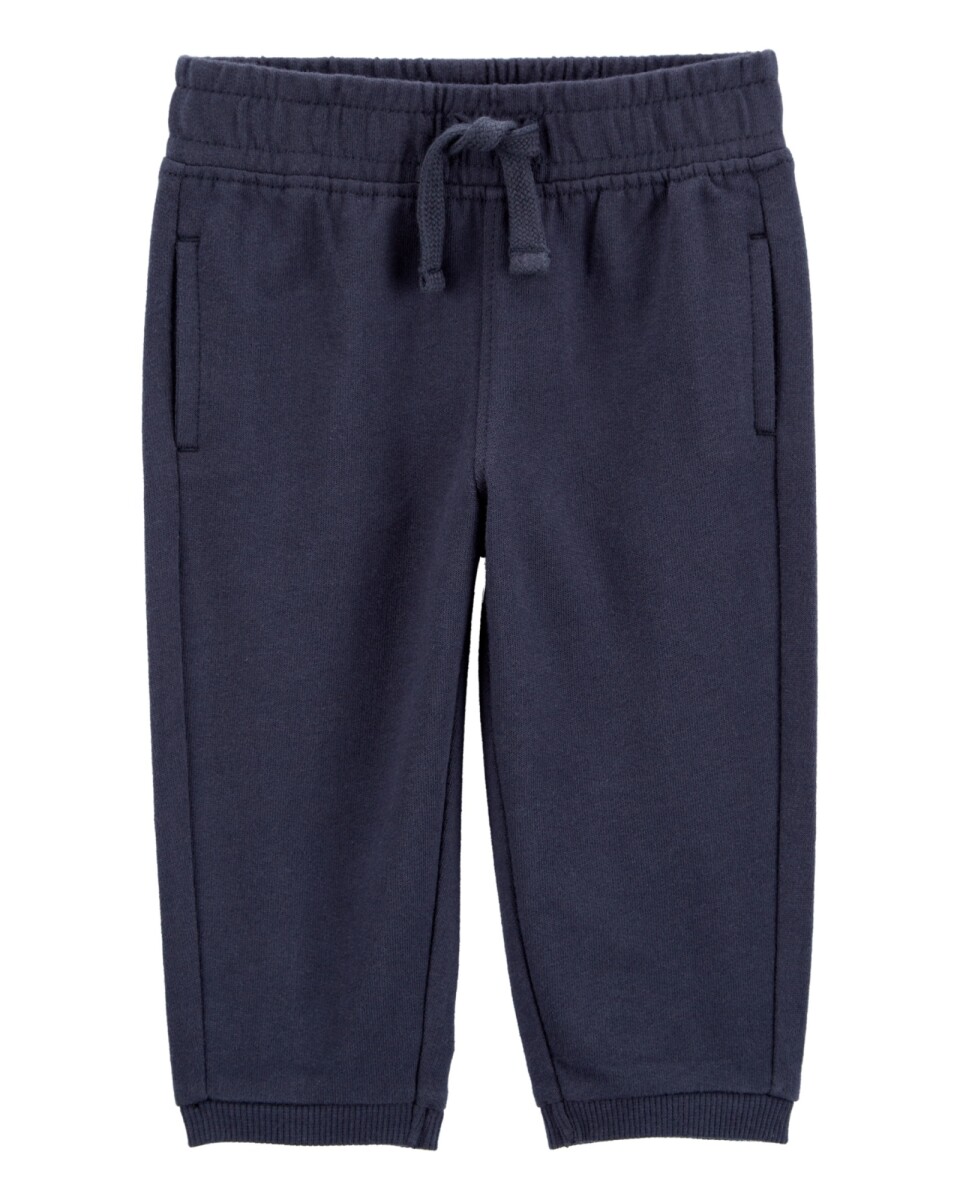 Pantalón deportivo de algodón, azul marino 