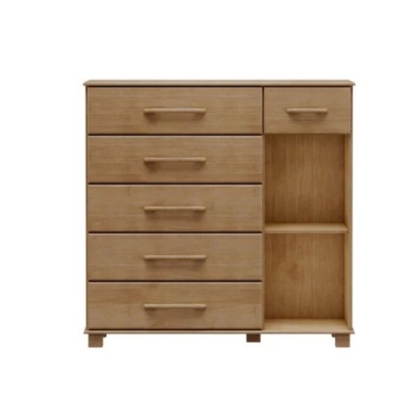 Comoda Finestra 1 Puerta 6 Cajones Ouro 2241-o Comoda Finestra 1 Puerta 6 Cajones Ouro 2241-o