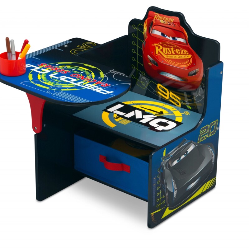 Escritorio con silla y almacenamiento Cars Disney Escritorio con silla y almacenamiento Cars Disney