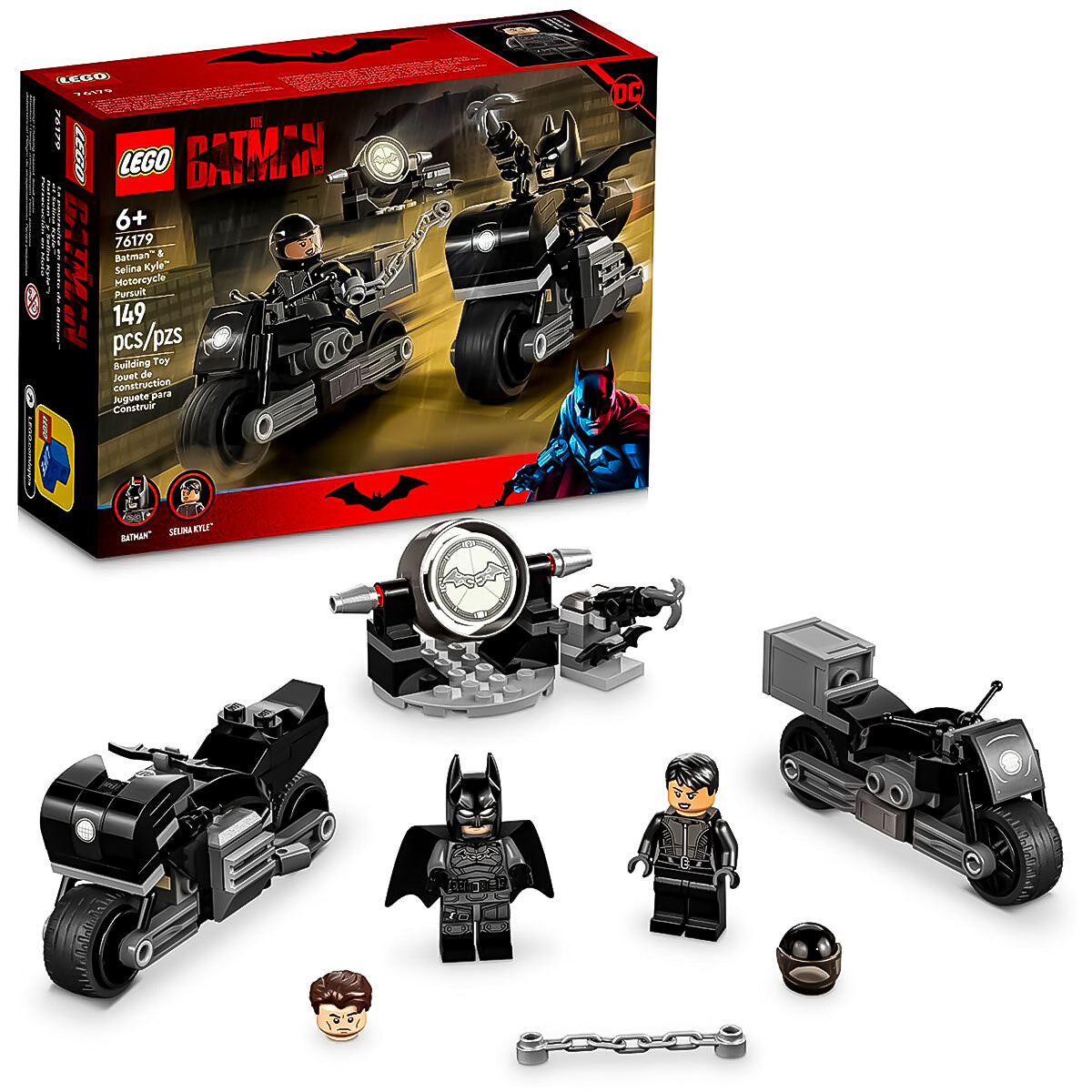 Lego Batman Persecución En Moto C/ Acc 76179 149pcs 