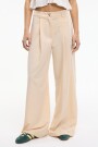 PANTALÓN ANCHO Manteca
