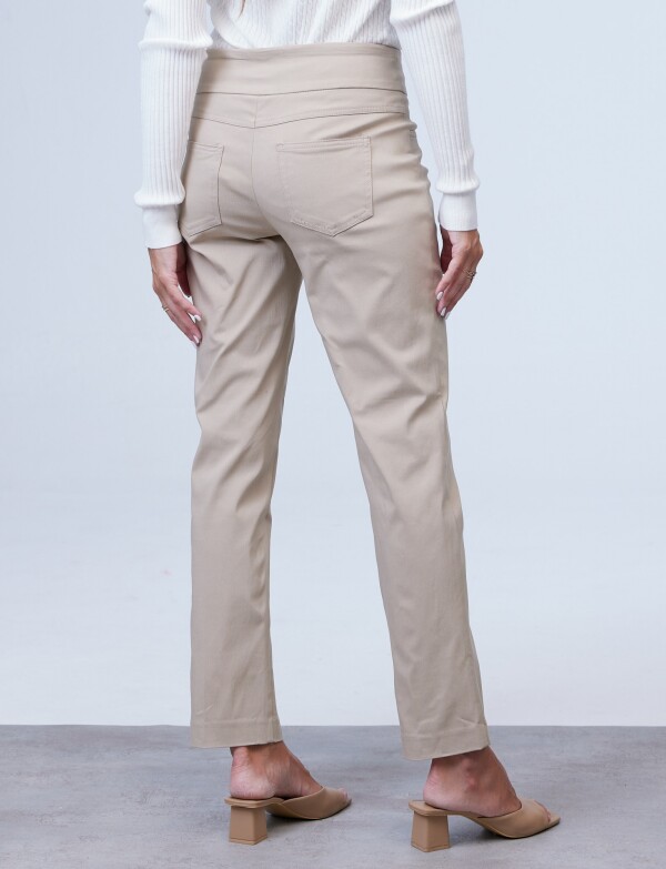 Pantalon Pull On BEIGE